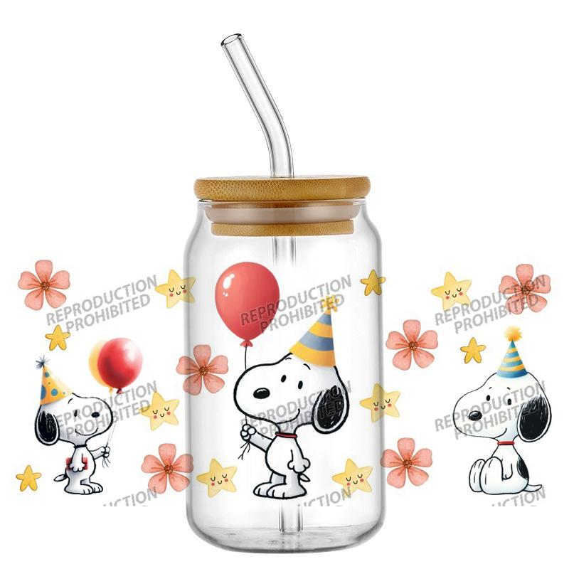 Photography Trend - Populaire schattige hond verjaardag schilderij 16oz