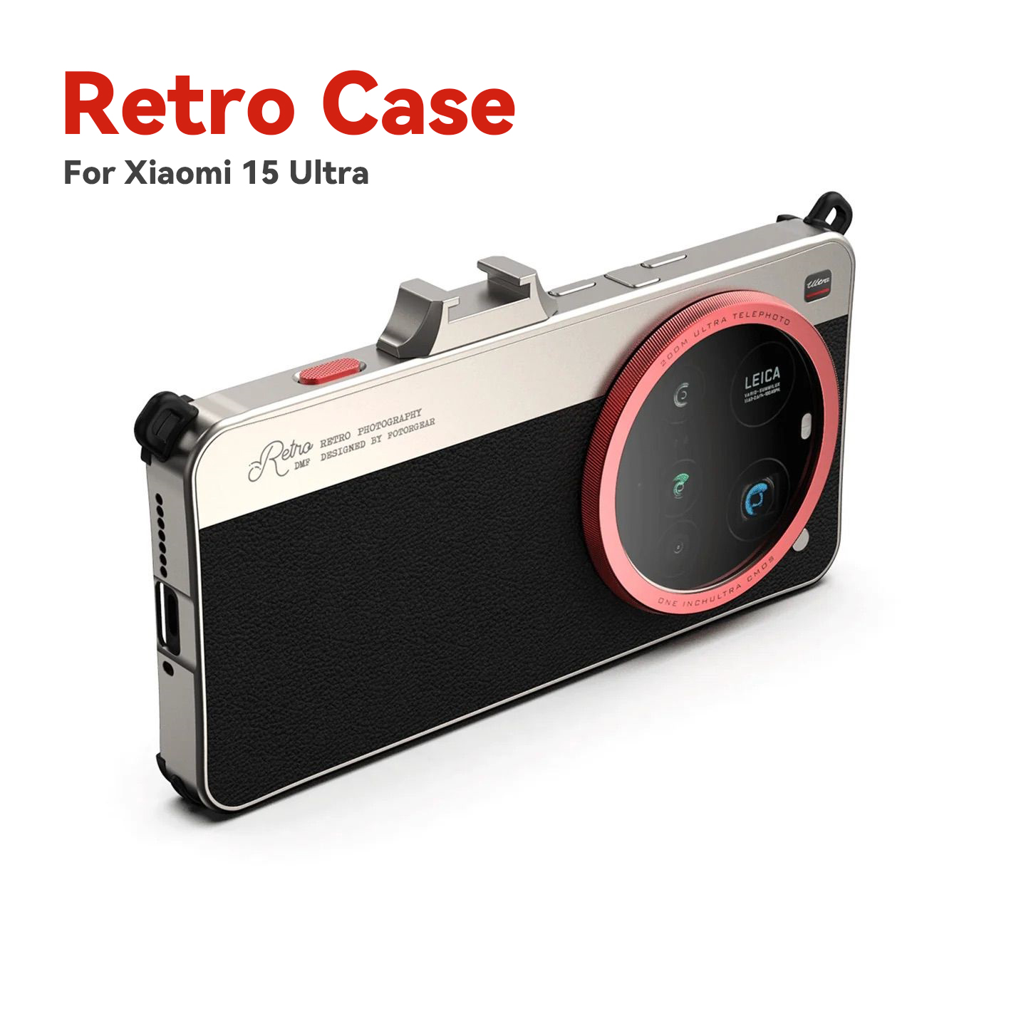 Photography Xiaomi 15 Ultra - Fotorgear Retro Classic Series telefoonhoesje voor