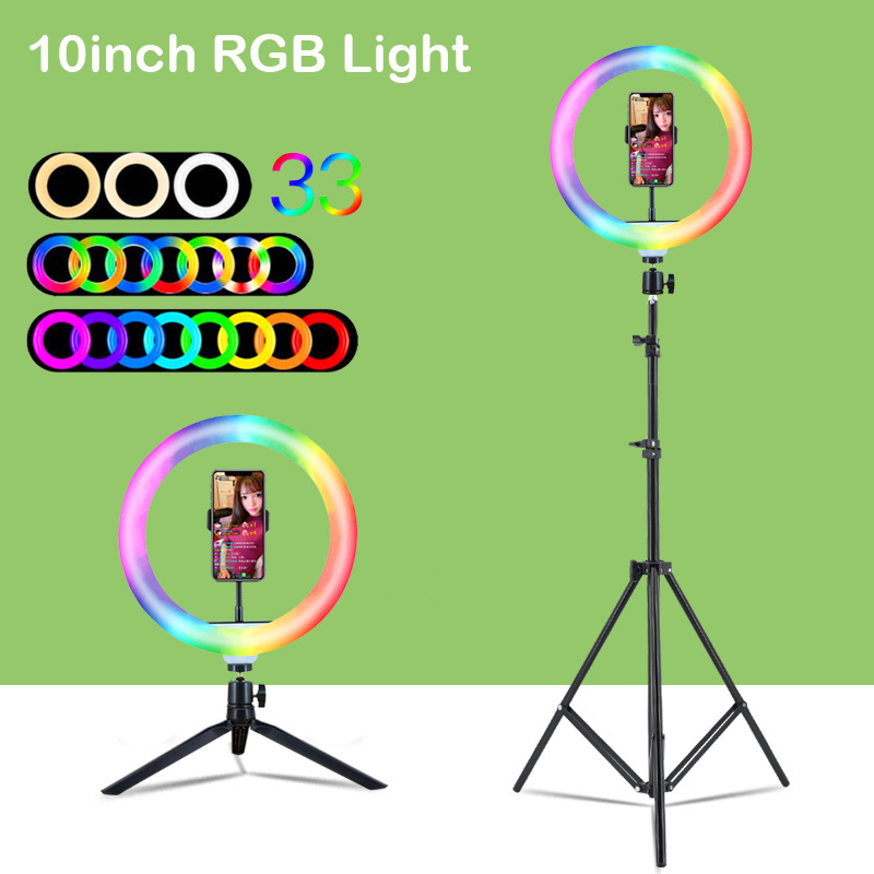 Photography Youtube - 10 inch (26 cm) RGB Ringlamp