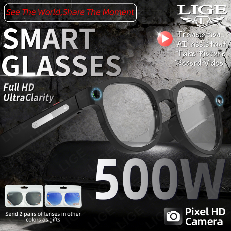 Photography Translate - LIGE Smart Sunglasses voor heren met