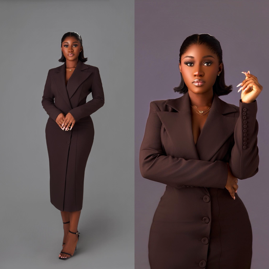 Photography Jacket - Plus Size Dames Zeemeermin Blazerjurk Op