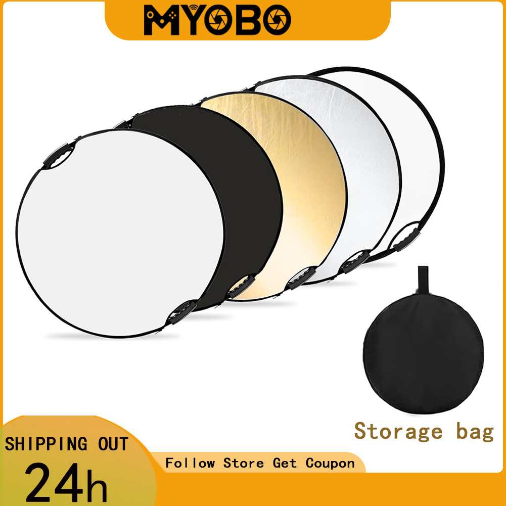 Reflector 5 In 1 - MYOBO Reflector Fotografie Opvouwbare Lichtreflector met