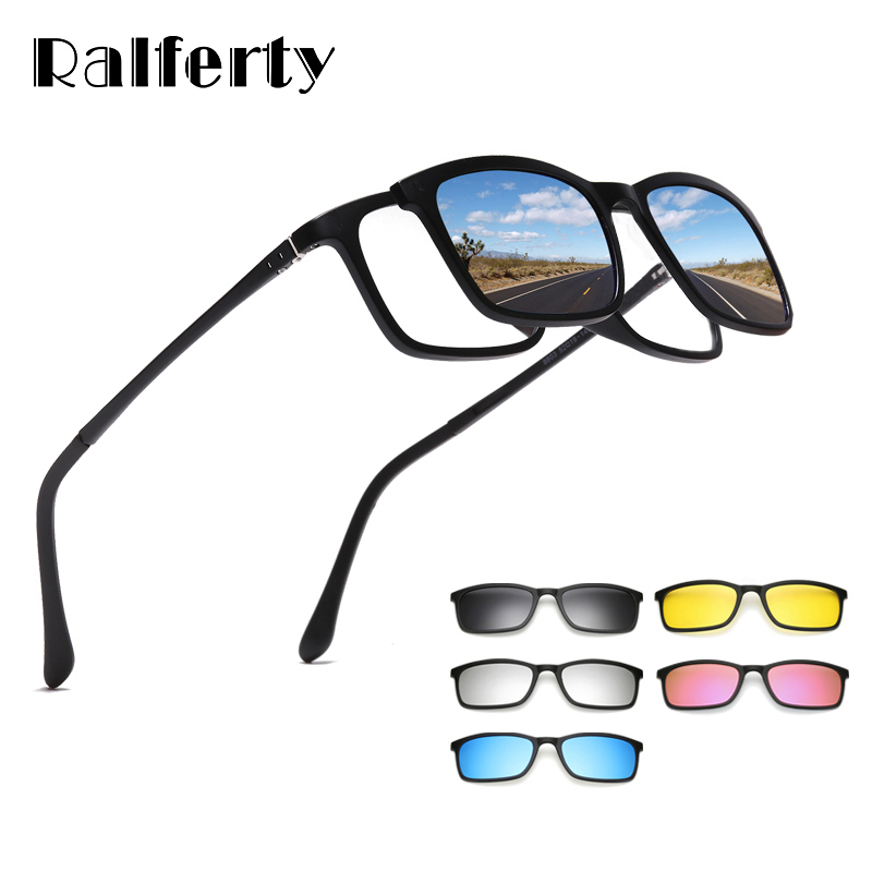 Reflector 5 In 1 - Ralferty Gepolariseerde Zonnebril Mannen Vrouwen 5