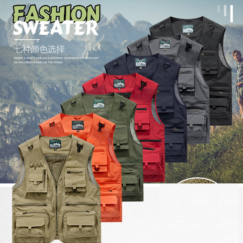 Photography Jacket - Lente en herfst mesh snel drogende