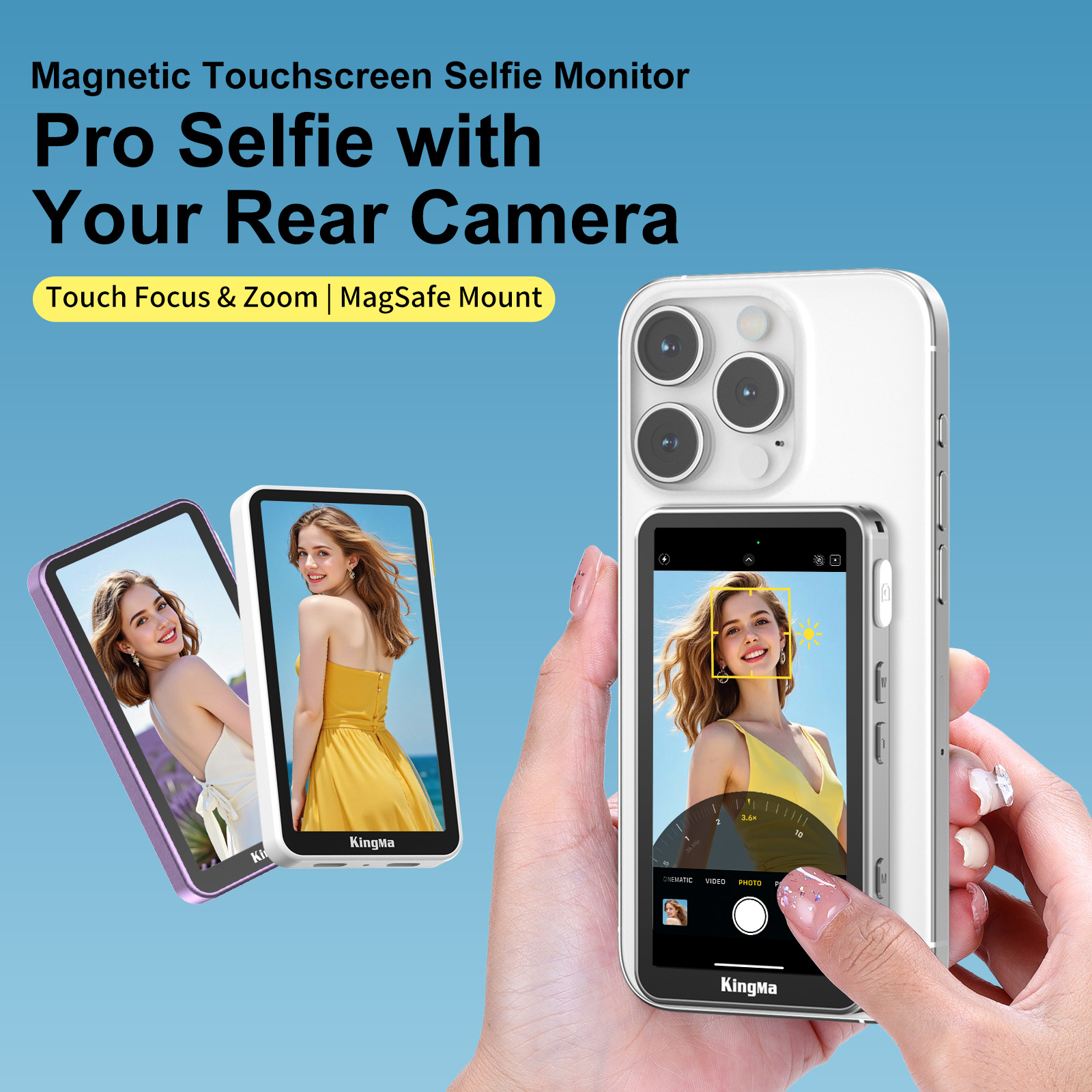 Photography Unit - PH02 ULTRA Telefoon Vlog Selfie Monitor