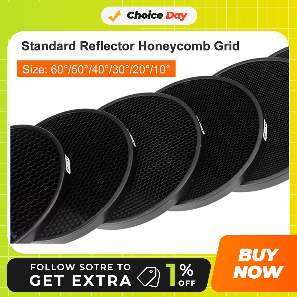 Reflector 5 In 1 - Fotostudio Kit Aluminium Honingraatrooster 6.7'' 17cm