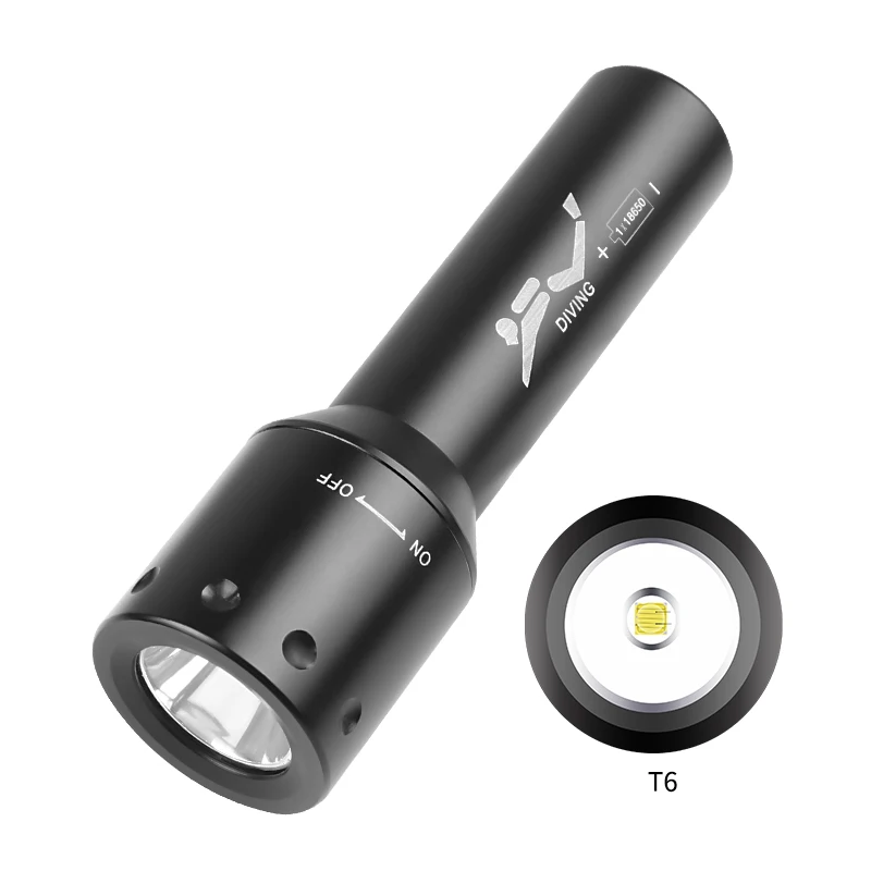 Photography Bulb - Nieuwe T6 LED-duiklamp Lange afstand onderwaterwerk
