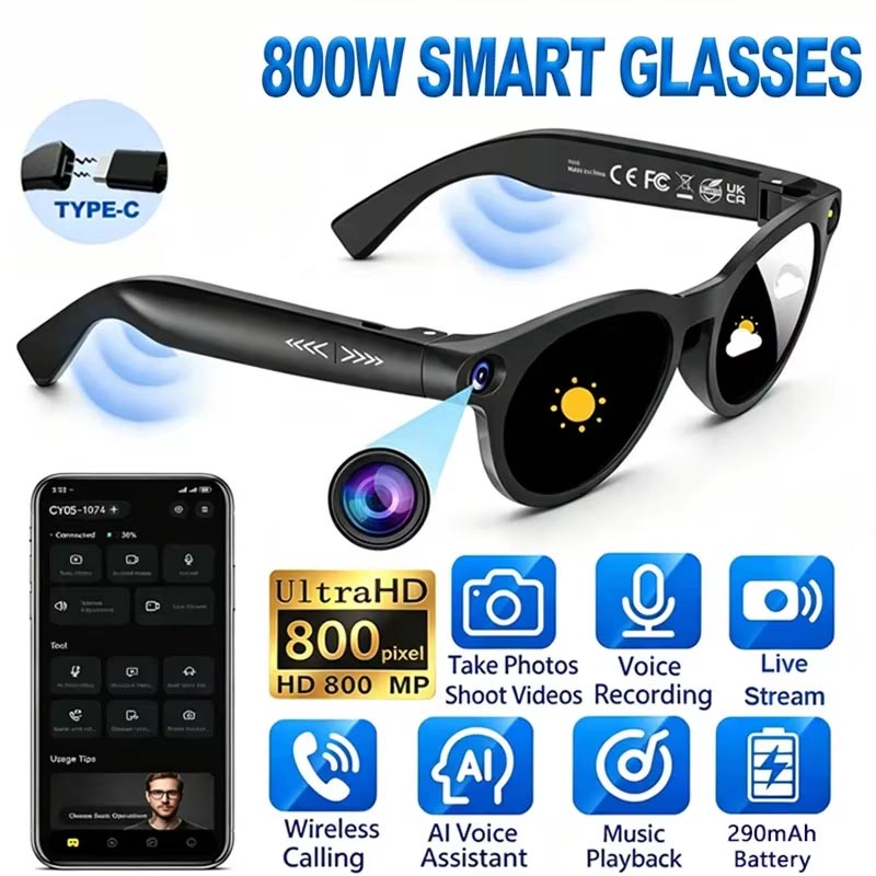 Photography Translate - Nieuwe 800W Pixel AI Smart Bril