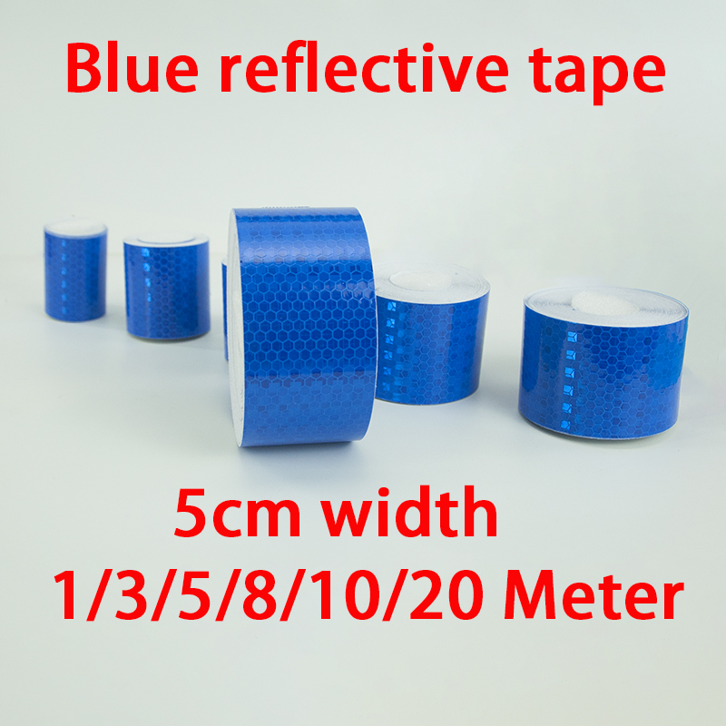 1pcs 5cm 1/3/5/8/10/20m Blauw  - Reflector 5 In 1 recensie en prijs