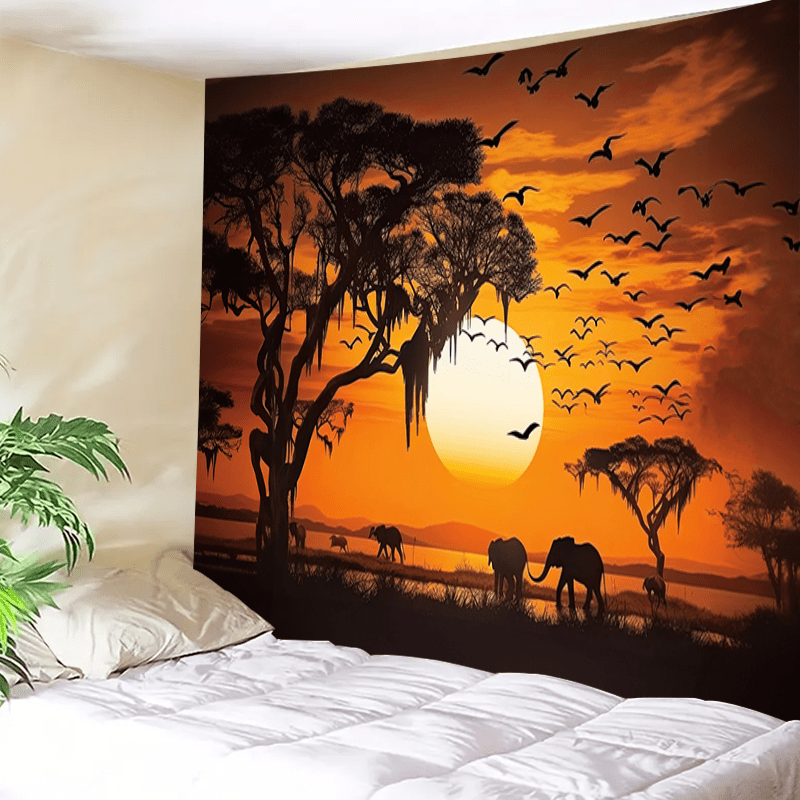 Serengeti Sunset Safari Tapest - Photography Aesthetic recensie en prijs