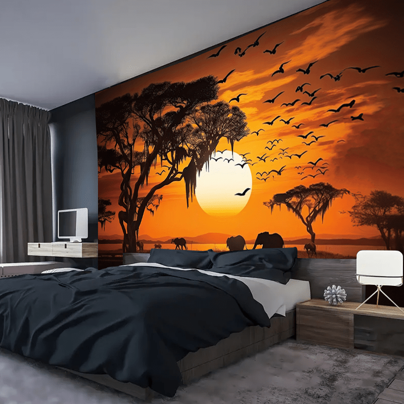 Serengeti Sunset Safari Tapest - Photography Aesthetic recensie en prijs