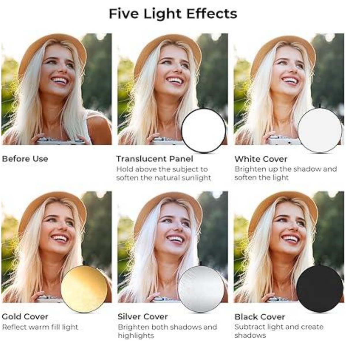 Huanyingbjb Draagbare 5 In 1 F - Reflector 5 In 1 recensie en prijs