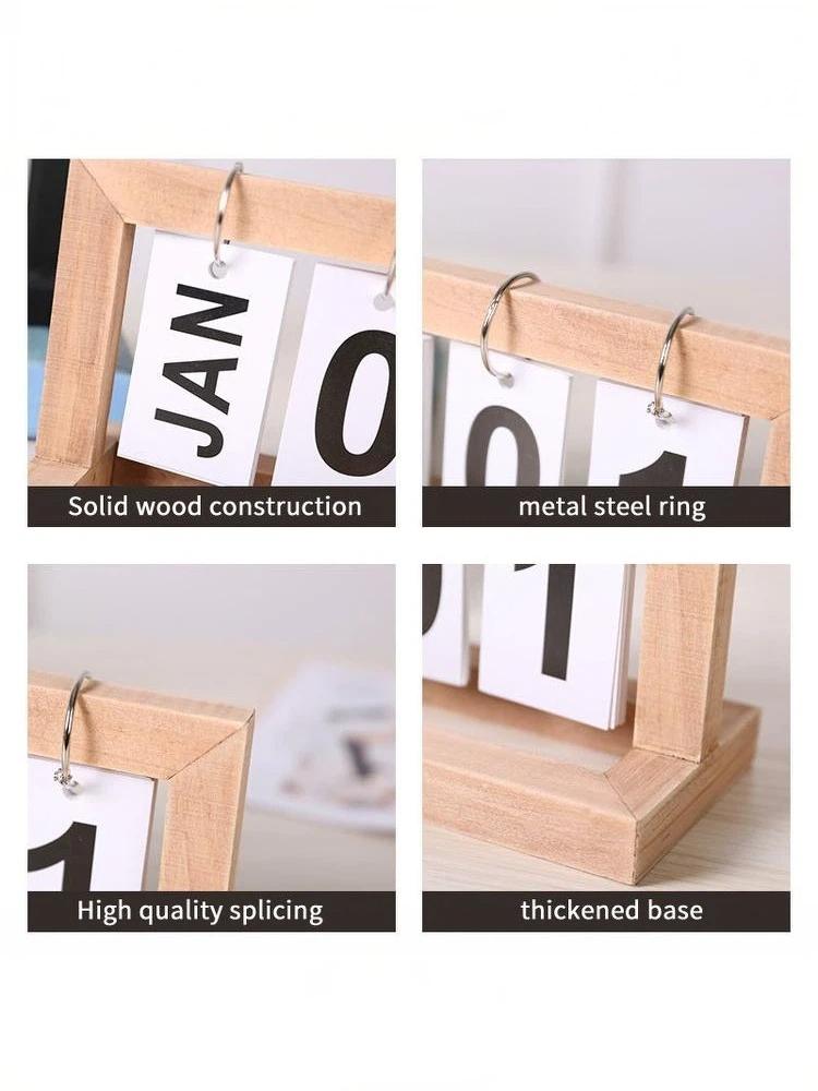 Houten eeuwigdurende kalender  - Photography Date recensie en prijs