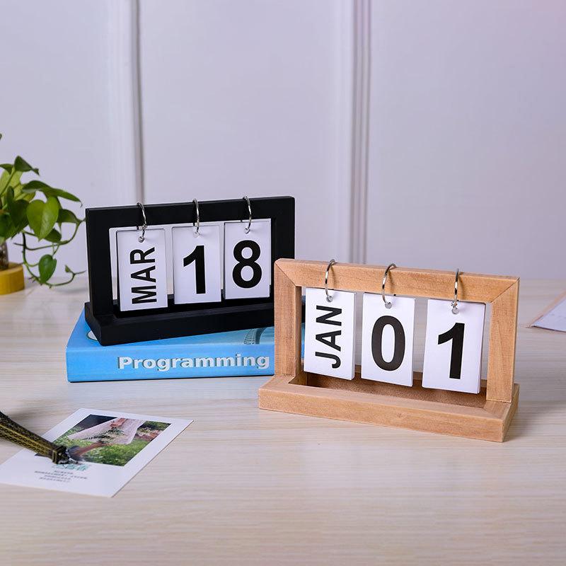 Houten eeuwigdurende kalender  - Photography Date recensie en prijs