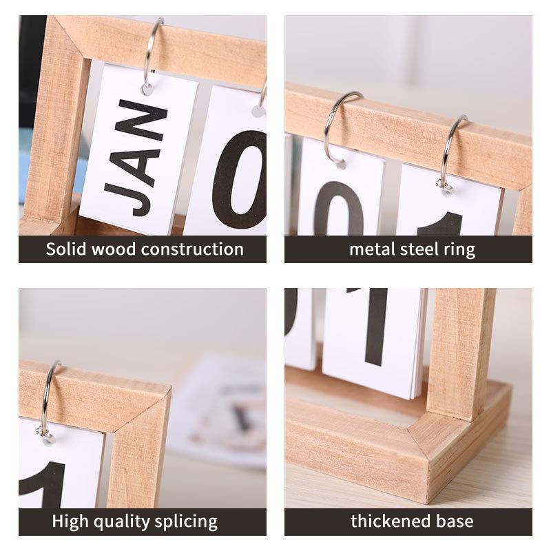 Houten eeuwigdurende kalender  - Photography Date recensie en prijs