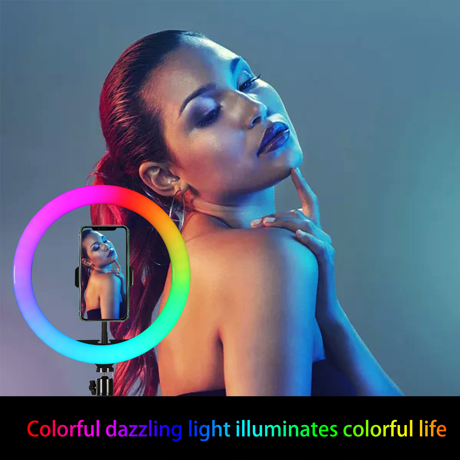10 inch (26 cm) RGB Ringlamp S - Photography Youtube recensie en prijs
