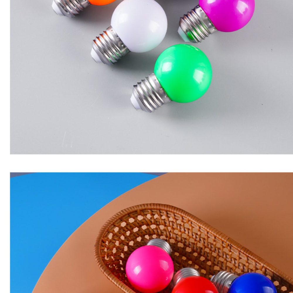 E27 gekleurde LED-lamp, spaarl - Photography Bulb recensie en prijs