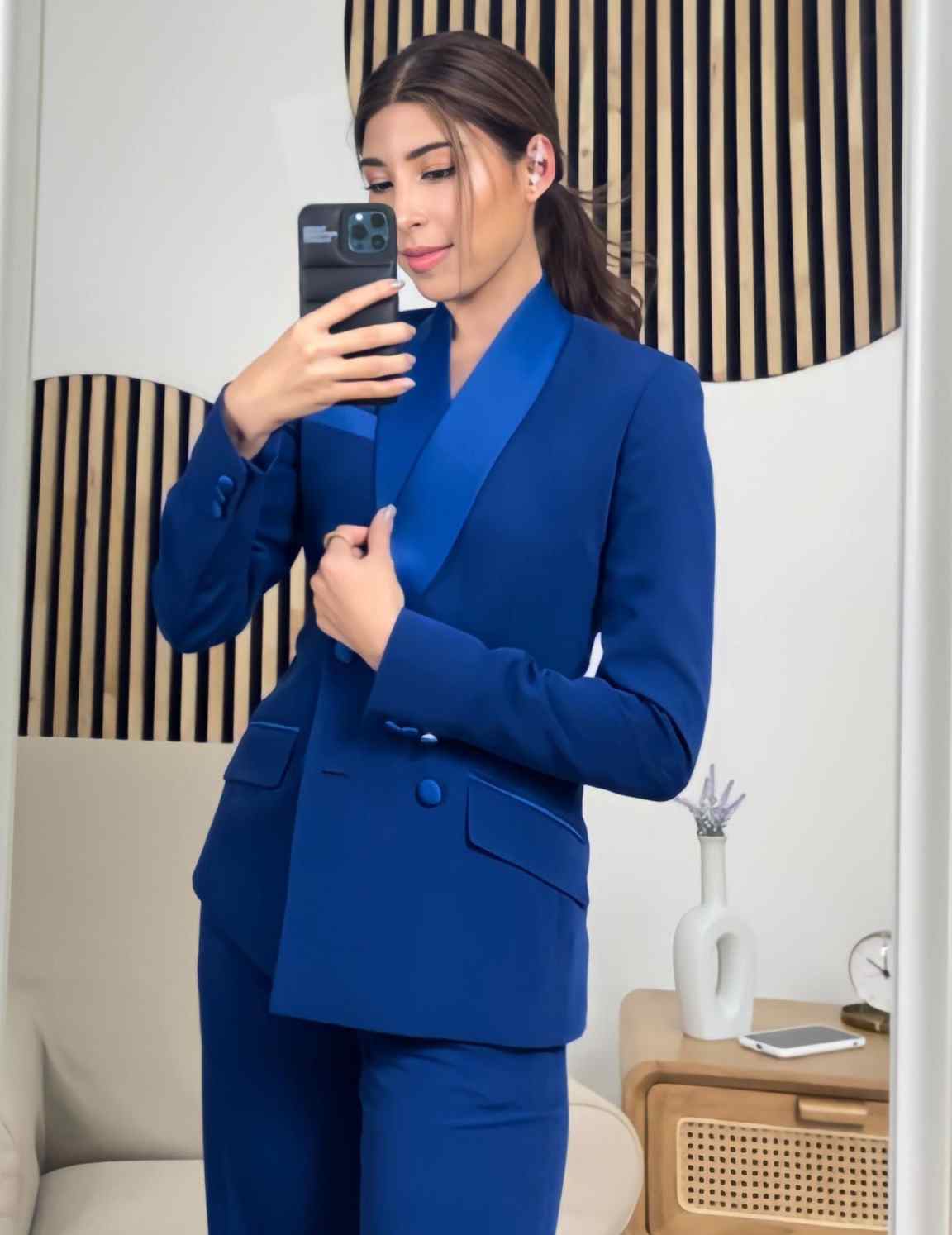 Koningsblauwe damesjassets, op - Photography Jacket recensie en prijs
