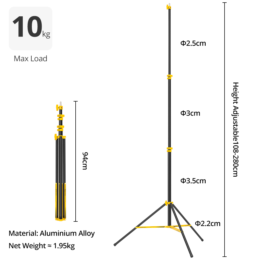 Ambitieuze GM280Y 280cm Profes - Photography Pro recensie en prijs