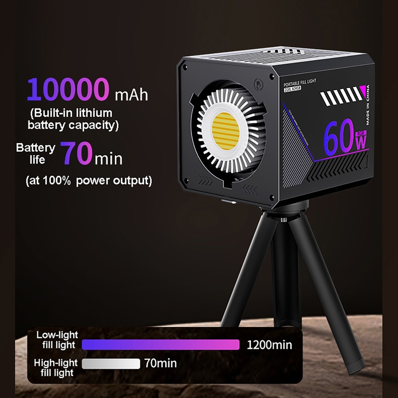 60W RGB Videolamp Draagbare LE - Photography Treatment recensie en prijs