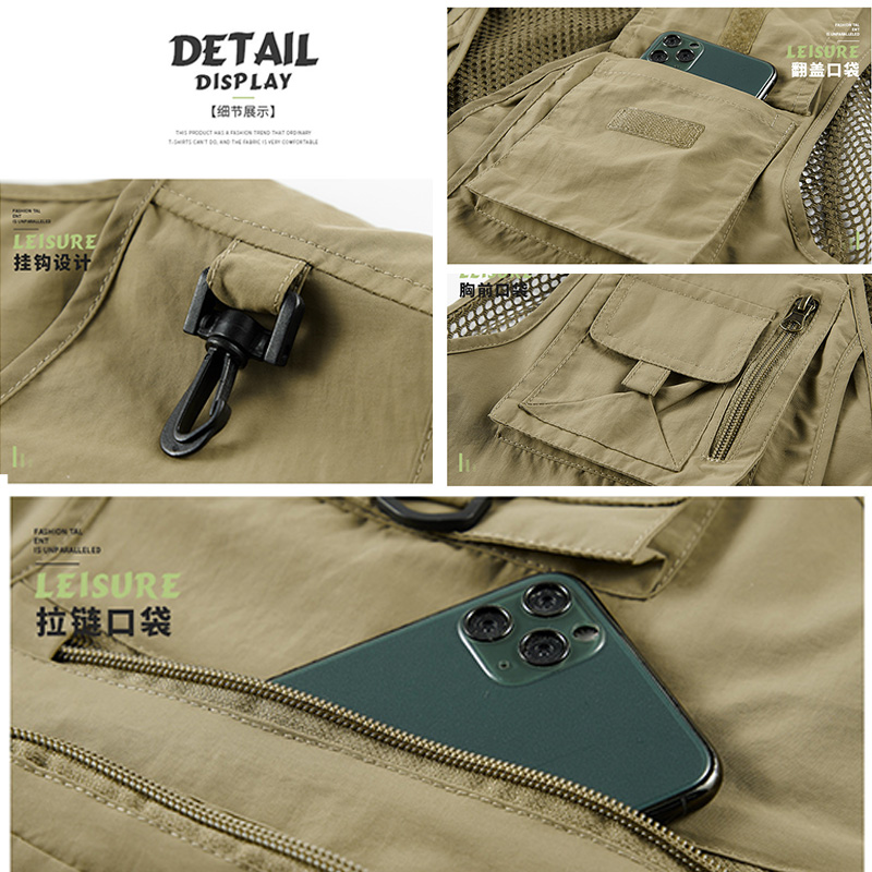 Lente en herfst mesh snel drog - Photography Jacket recensie en prijs