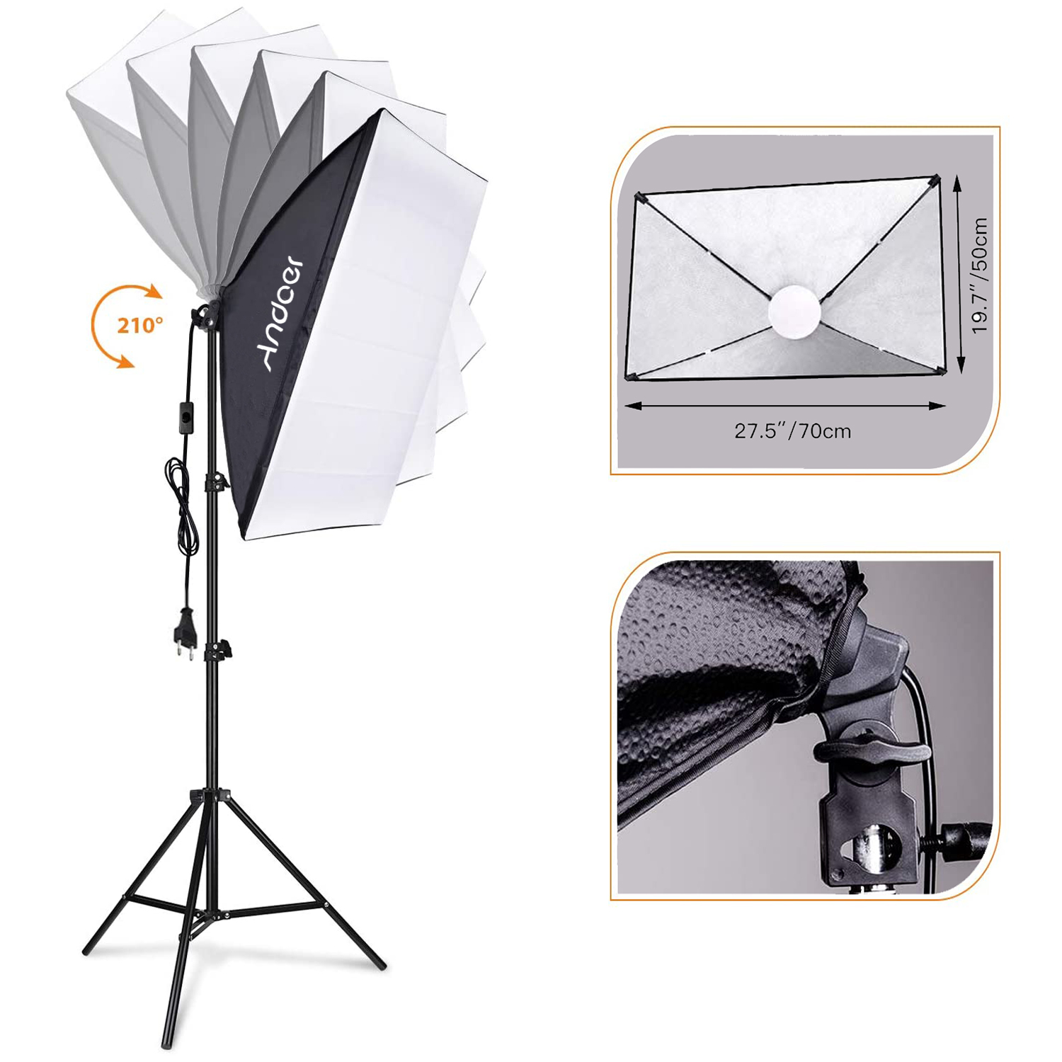 Andoer Softbox Verlichtingsset - Photography Treatment recensie en prijs