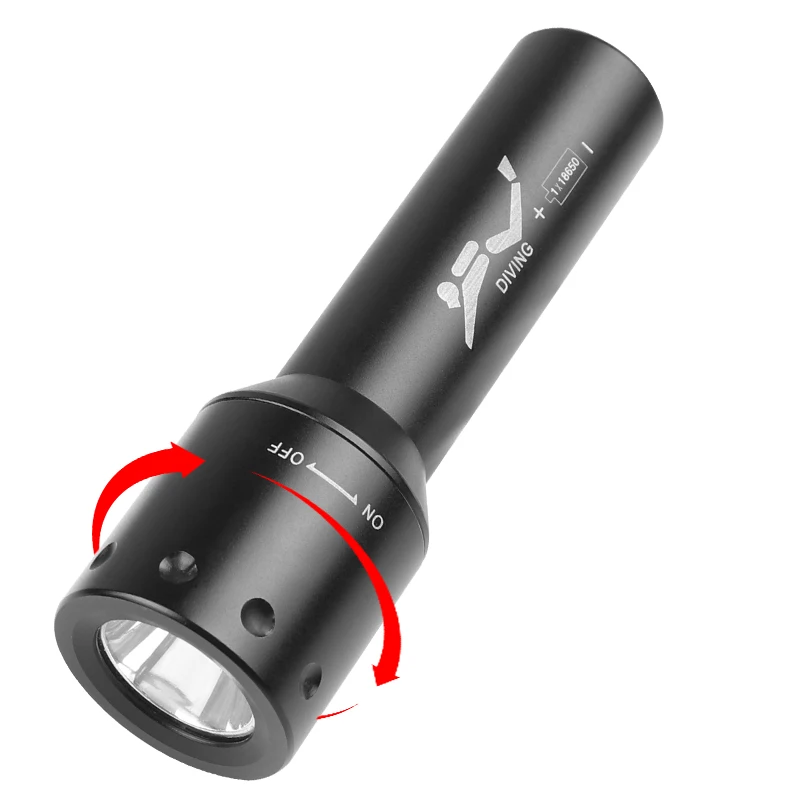 Nieuwe T6 LED-duiklamp Lange a - Photography Bulb recensie en prijs