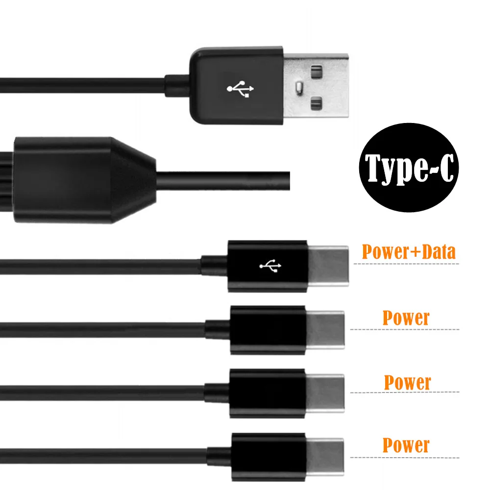 Type-C 1 mannelijk naar 2 3 4  - Photography Date recensie en prijs