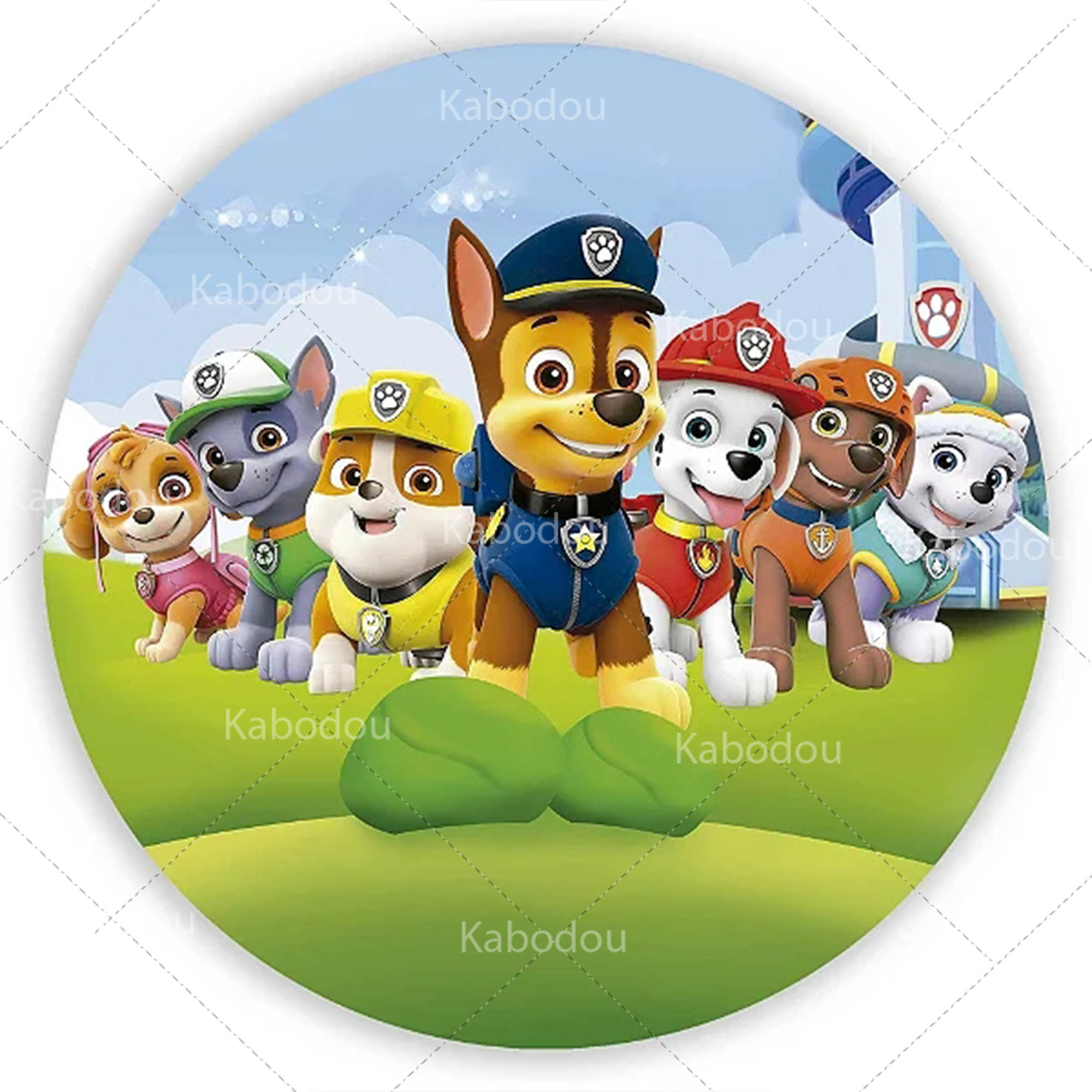 Paws Patrols Ronde Achtergrond - Photography Aesthetic recensie en prijs
