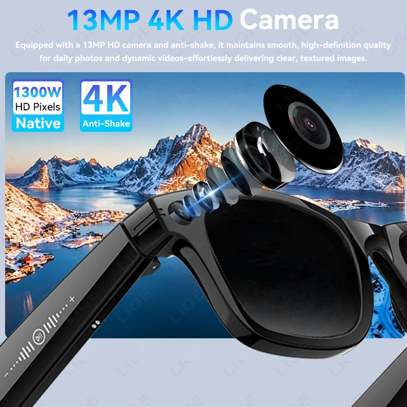 13MP HD Camera Smart Glasses A - Photography Translate recensie en prijs
